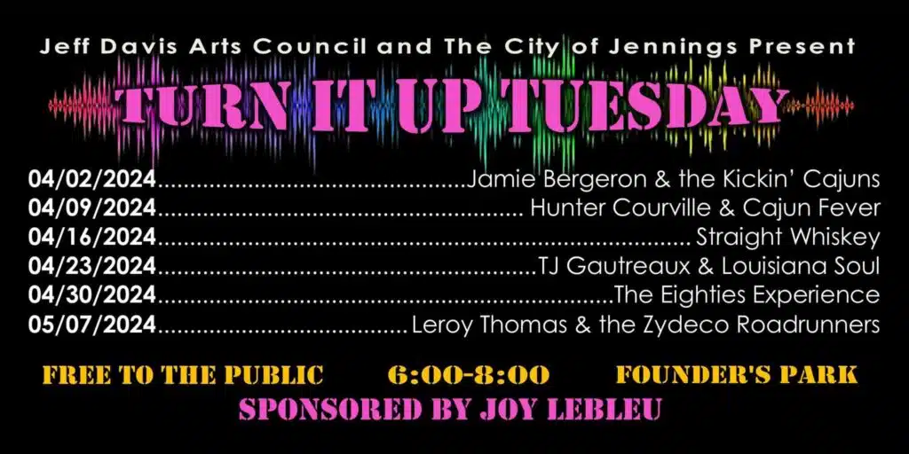 Turn It Up Tuesday | Jeff Davis Parish