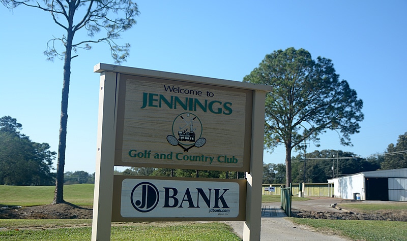 Jennings Golf Club sign